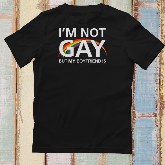 Stolz T - Shirt, lustiger Stolz, Freund Schwulente T-Shirt