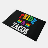 Stolz-Tacos Lgbt Fußmatte (Schrägansicht)