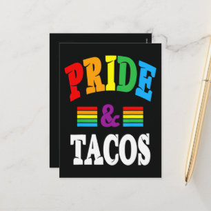 Stolz Tacos Lgbt Lgbtq Schwul Feiertagspostkarte