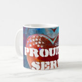 Stolz, Tasse zu dienen: (Vorderseite Links)