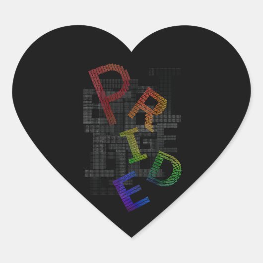 Stolz - Text Sticker (Vorderseite)