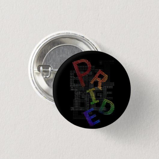 Stolz - Text Sticker Button (Vorne & Hinten)