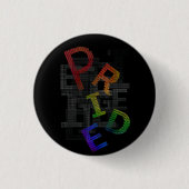 Stolz - Text Sticker Button (Vorderseite)