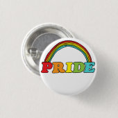 Stolz Text und Regenbogen Button (Vorne & Hinten)