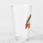 Stolz Text und Regenbogen Glas (Rechts)