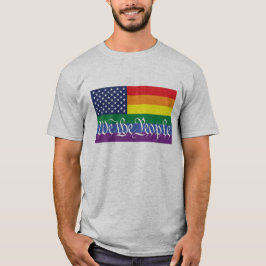 Stolz-themenorientierte amerikanische Flagge T-Shirt