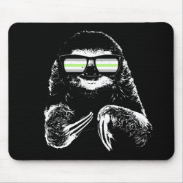 Stolz-Trägheit Agender Flaggen-Sonnenbrille Mousepad