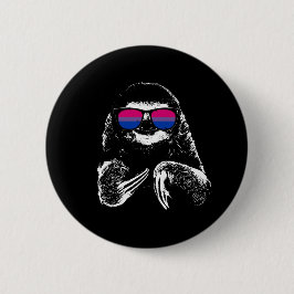 Stolz-Trägheits-bisexuelle Flaggen-Sonnenbrille Button
