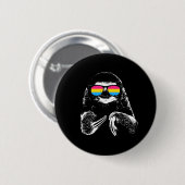 Stolz-Trägheits-Pansexual Flaggen-Sonnenbrille Button (Vorne & Hinten)