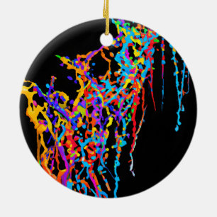 Stolz Tropfen Muster Ornament
