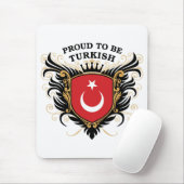 Stolz, türkisch zu sein mousepad (Mit Mouse)