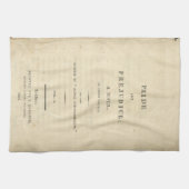 Stolz-u. Vorurteil-erstes Seiten-Geschirrtuch Handtuch (Horizontal)