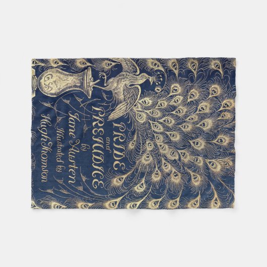 Stolz-u. Vorurteil-FleeceThrow Fleecedecke (Vorderseite (Horizontal))