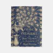 Stolz-u. Vorurteil-FleeceThrow Fleecedecke (Vorderseite)