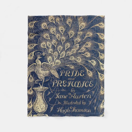 Stolz-u. Vorurteil-FleeceThrow Fleecedecke (Vorderseite)