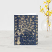 Stolz-u. Vorurteil-Pfau-Anmerkungs-Karte Karte (Gelbe Blume)