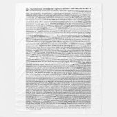 Stolz u. Vorurteil, Text Ch.1, 2,3 Janes Austin Fleecedecke (Vorderseite)