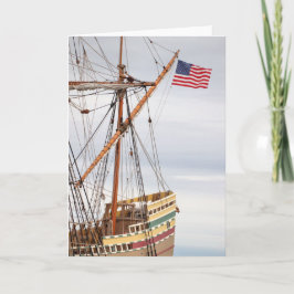 Stolz über Mayflower II fliegen Karte