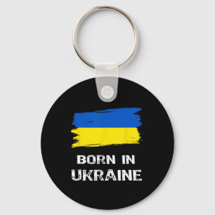 Stolz, Ukrainer zu sein, in der Ukraine geboren Schlüsselanhänger