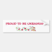STOLZ, UKRAINISCH ZU SEIN! AUTOAUFKLEBER (Vorne)