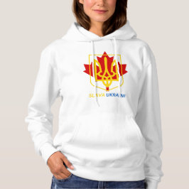 STOLZ, UKRAINISCHER KANADIAN ZU SEIN - SLAVA UKRAI HOODIE