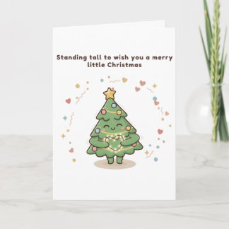 Stolz, um dir ein frohes kleines Weihnachten zu wü Karte