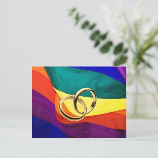 Stolz und Ehe Postkarte (Stehend Vorderseite)