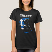 Stolz und Erbe Patriotische griechische Wurzeln Gr T-Shirt (Vorderseite)