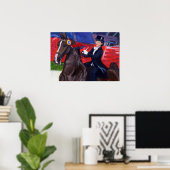 Stolz und Freude Amerikanisches Saddlebred Horse P Poster (Heimbüro)