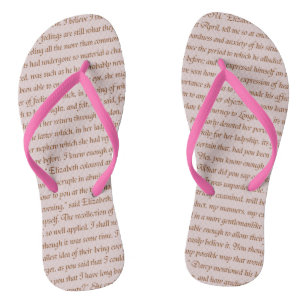 Stolz und Vorurteil Badesandalen