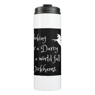 Stolz und Vorurteil Funny Darcy Jane Austen Thermosbecher