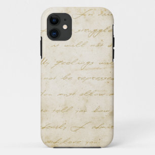 Stolz und Vorurteil Handschrift Archiv Case-Mate iPhone Hülle