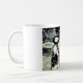 Stolz und Vorurteil Kaffeetasse (Links)