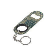 Stolz und Vorurteil Mini Flaschenöffner (Rückseite Schrägansicht)