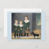 Stolz-und Vorurteil-Picknick Ankündigungspostkarte (Vorne/Hinten)