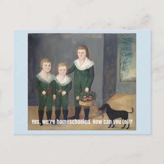 Stolz-und Vorurteil-Picknick Ankündigungspostkarte (Vorderseite)