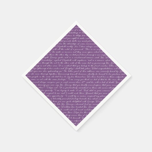 Stolz und Vorurteil Serviette (Ecke)