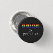 Stolz und Vorurteil Stolz Button (Vorne & Hinten)