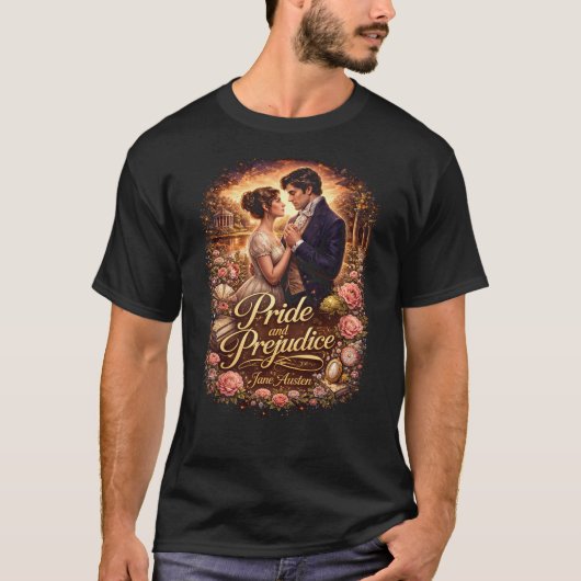 Stolz und Vorurteil T-Shirt (Vorderseite)