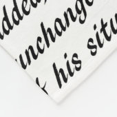 Stolz-und Vorurteil-Text Fleecedecke (Ecke)