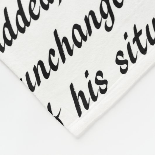 Stolz-und Vorurteil-Text Fleecedecke (Ecke)