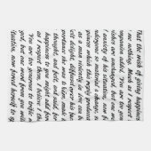 Stolz-und Vorurteil-Text Küchentuch (Horizontal)