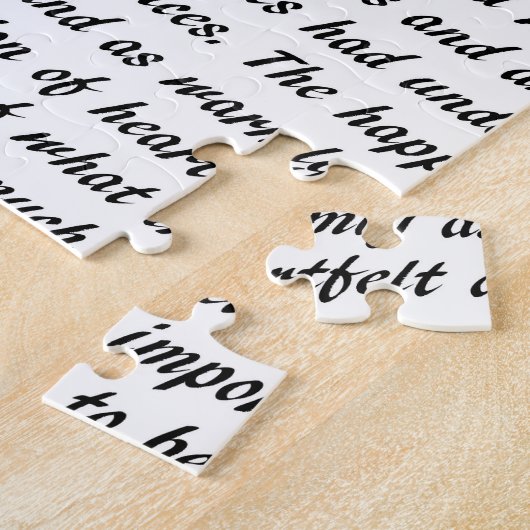 Stolz-und Vorurteil-Text Puzzle (Seite)