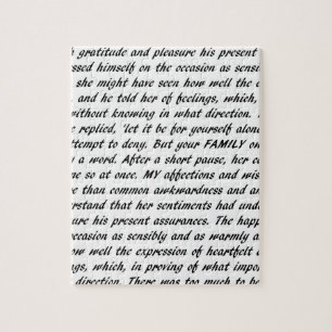 Stolz-und Vorurteil-Text Puzzle