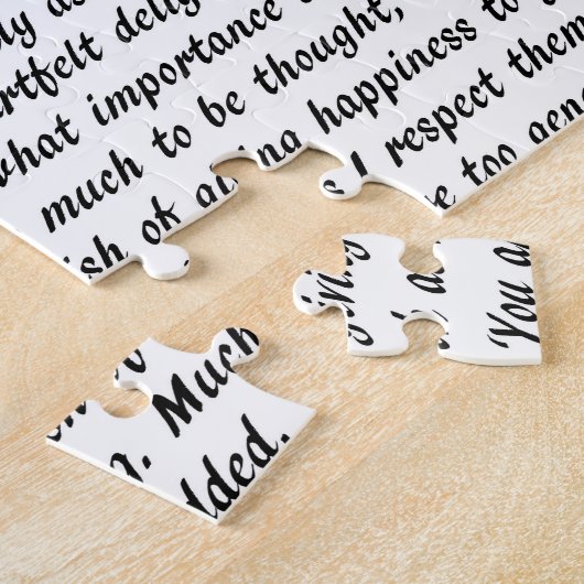 Stolz-und Vorurteil-Text Puzzle (Seite)