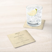 Stolz-und Vorurteil-Untersetzer Rechteckiger Pappuntersetzer (Vor Ort)