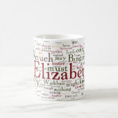 Stolz-und Vorurteil-Wort-Wolke Kaffeetasse (Mittel)