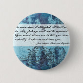 Stolz-und Vorurteil-Zitat Button (Vorderseite)