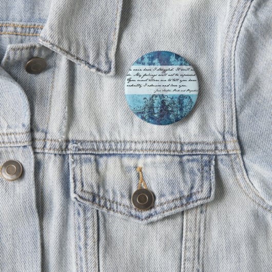 Stolz-und Vorurteil-Zitat Button (Beispiel)