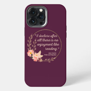 Stolz und Vorurteil Zitat III - Süßer Stil iPhone 13 Pro Max Hülle